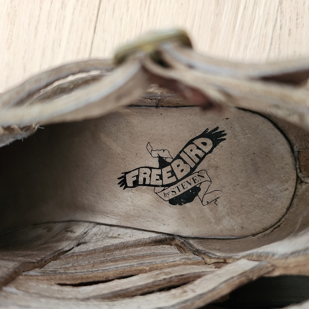 Freebird By Steven Slate Open Side Ankle Boots Si… - image 3